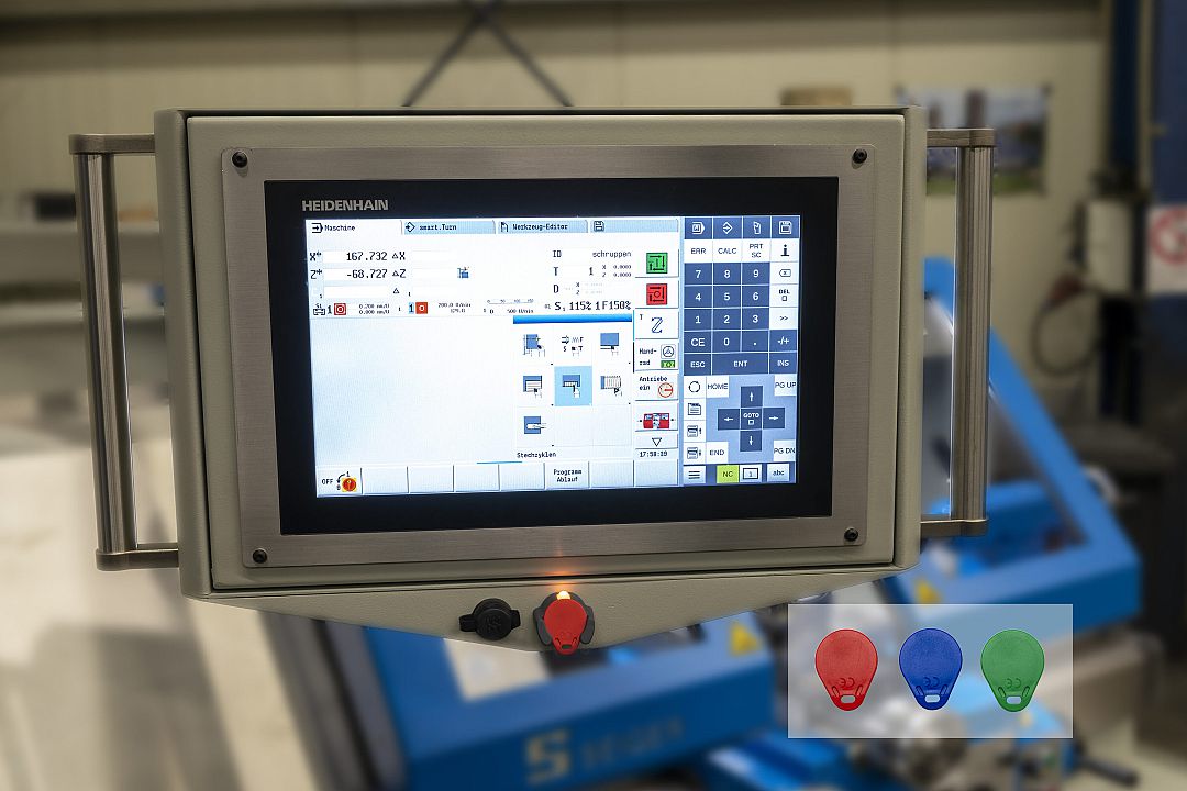 Fabrikat Heidenhain 620 manuelle Steuerung mit 3 optionalen Ausbaustufen&period; Robuster Industrie Touchbildschirm 